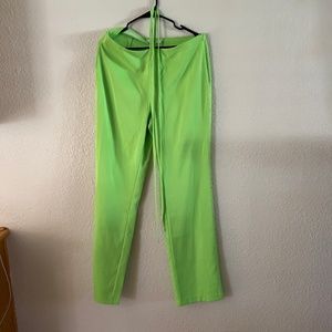 Pants NA-KD Green Trousers Size 40
